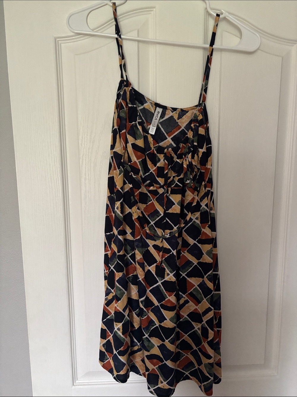 RVCA Sleeveless Geometric Print Women's Dress - Black Multi